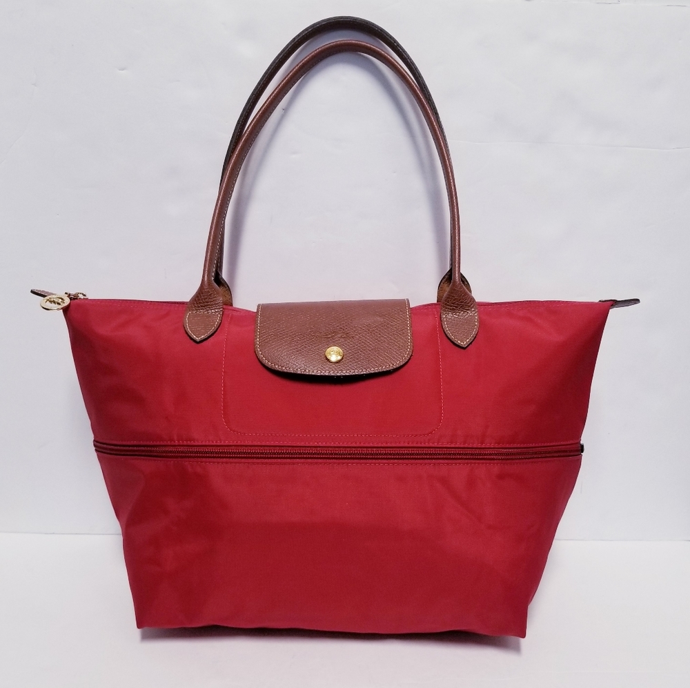 Rare!Longchamp Expandable  Tote